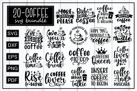 Review: 20 Coffee Quotes Bundle for Embroidery
