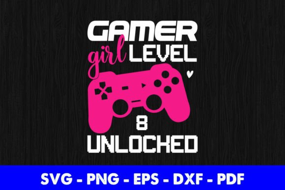 Review: 8th Birthday Gamer Girl Level 8 Unlocked Design