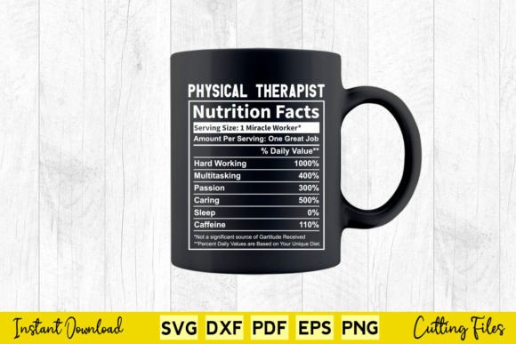 Review: Funny Physical Therapist Facts SVG for Embroidery