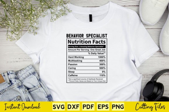 Reviewing the Funny Behavior Specialist Nutrition Fact Design