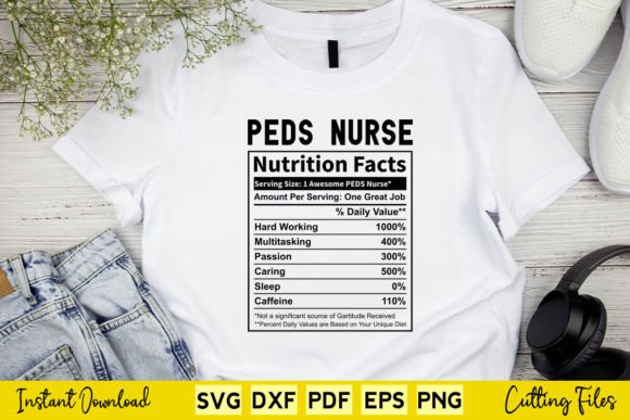 Reviewing the Funny Peds Nurse Nutrition Facts Design